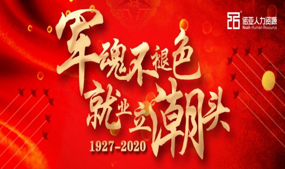軍魂不褪色，就業(yè)立潮頭！熱烈慶祝中國(guó)人民解放軍建軍93周年！